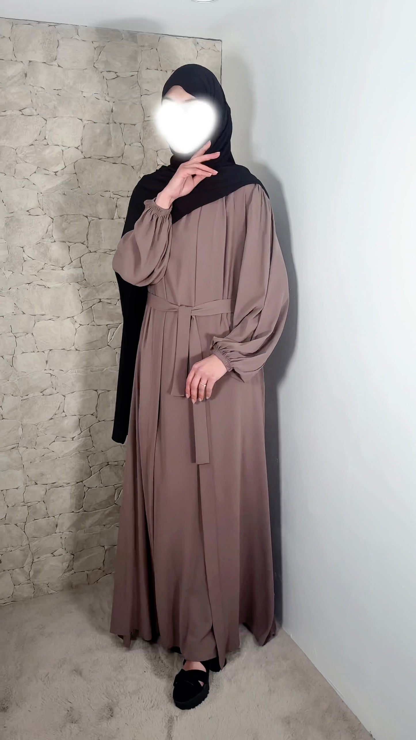 Abaya - set 2PCS - plusieurs coloris