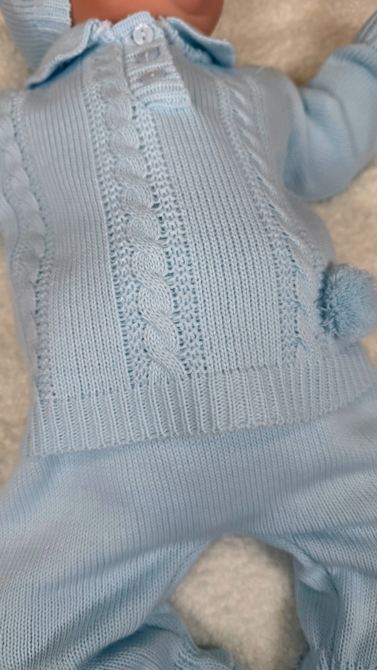 Ensemble naissance (0-3 mois) 3 PCS garçon - bleu