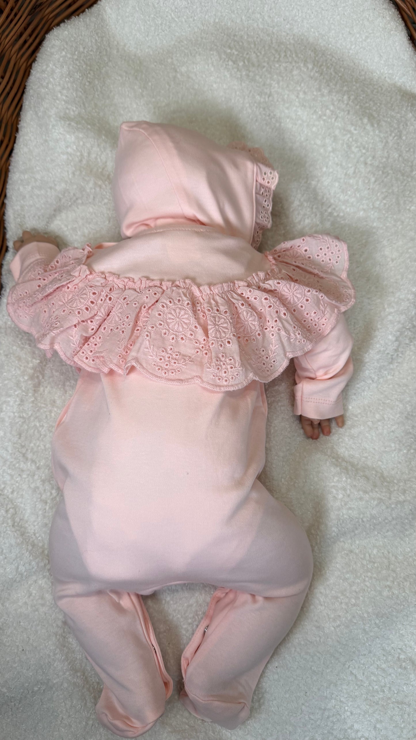 Set combinaison à volants - 100% coton (0-9 mois)