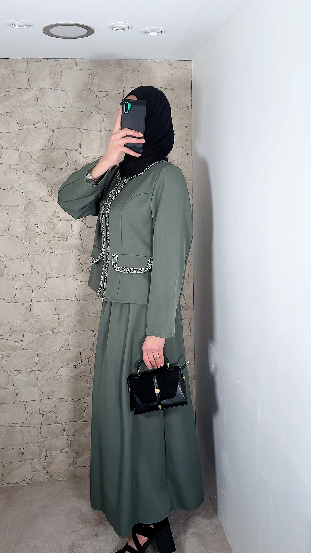 Ensemble jupe - turquoise / vert dâeau