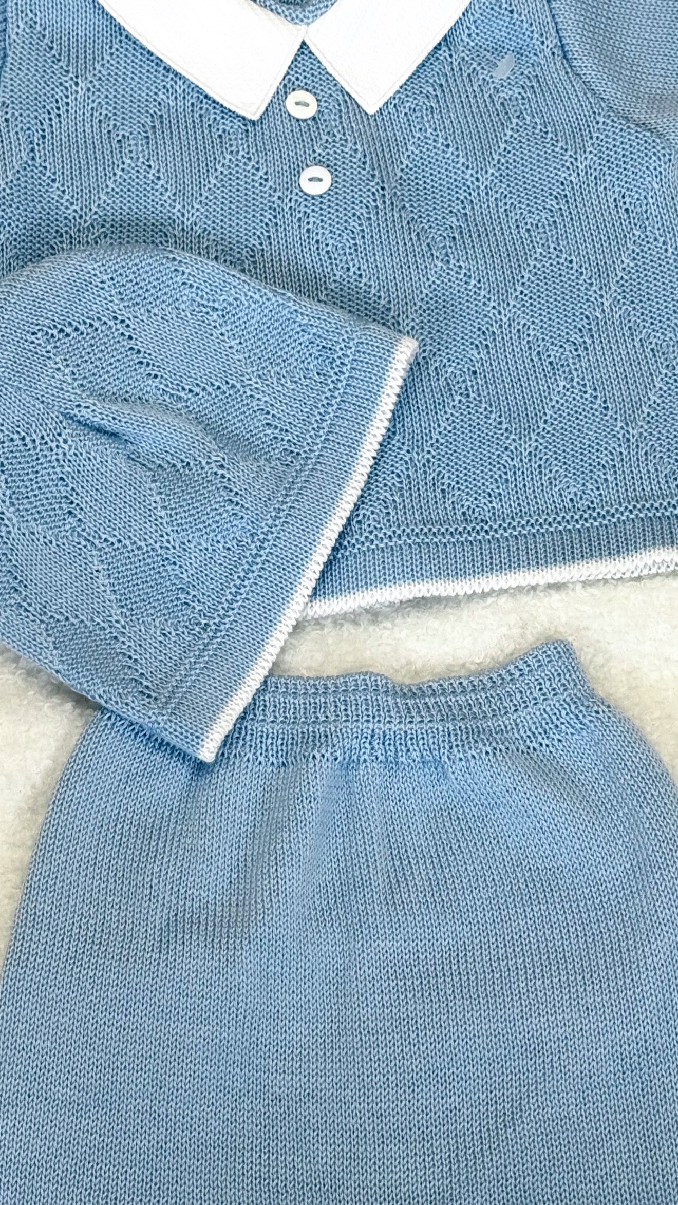 Ensemble naissance (0-3 mois) 3 PCS garçon - bleu