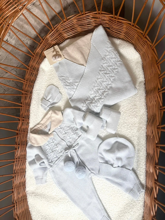 Ensemble naissance coton bio 5 pièces