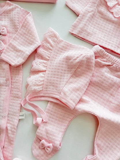 [Gamme Premium] Ensembles naissance fille (0-3 mois) de 10 PCS en [rose]