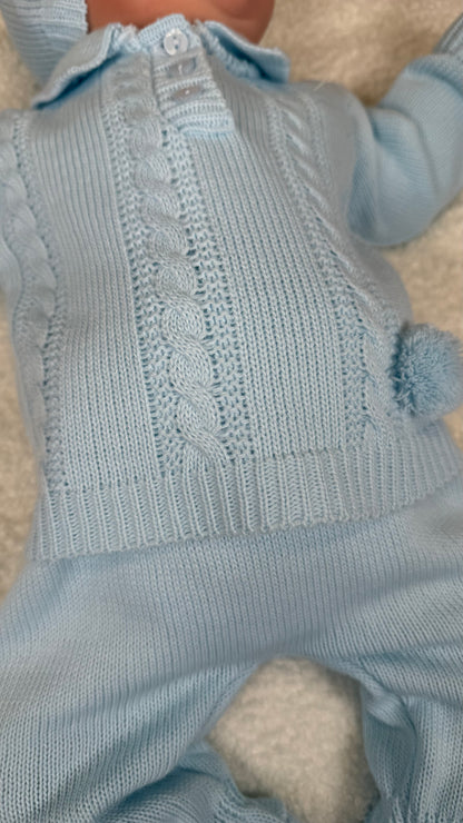 Ensemble naissance (0-3 mois) 3 PCS garçon - bleu