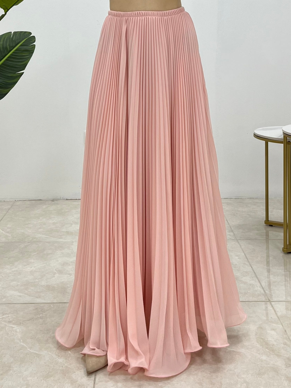 [Premium] Jupe haute plissée 36/46 - plusieurs coloris