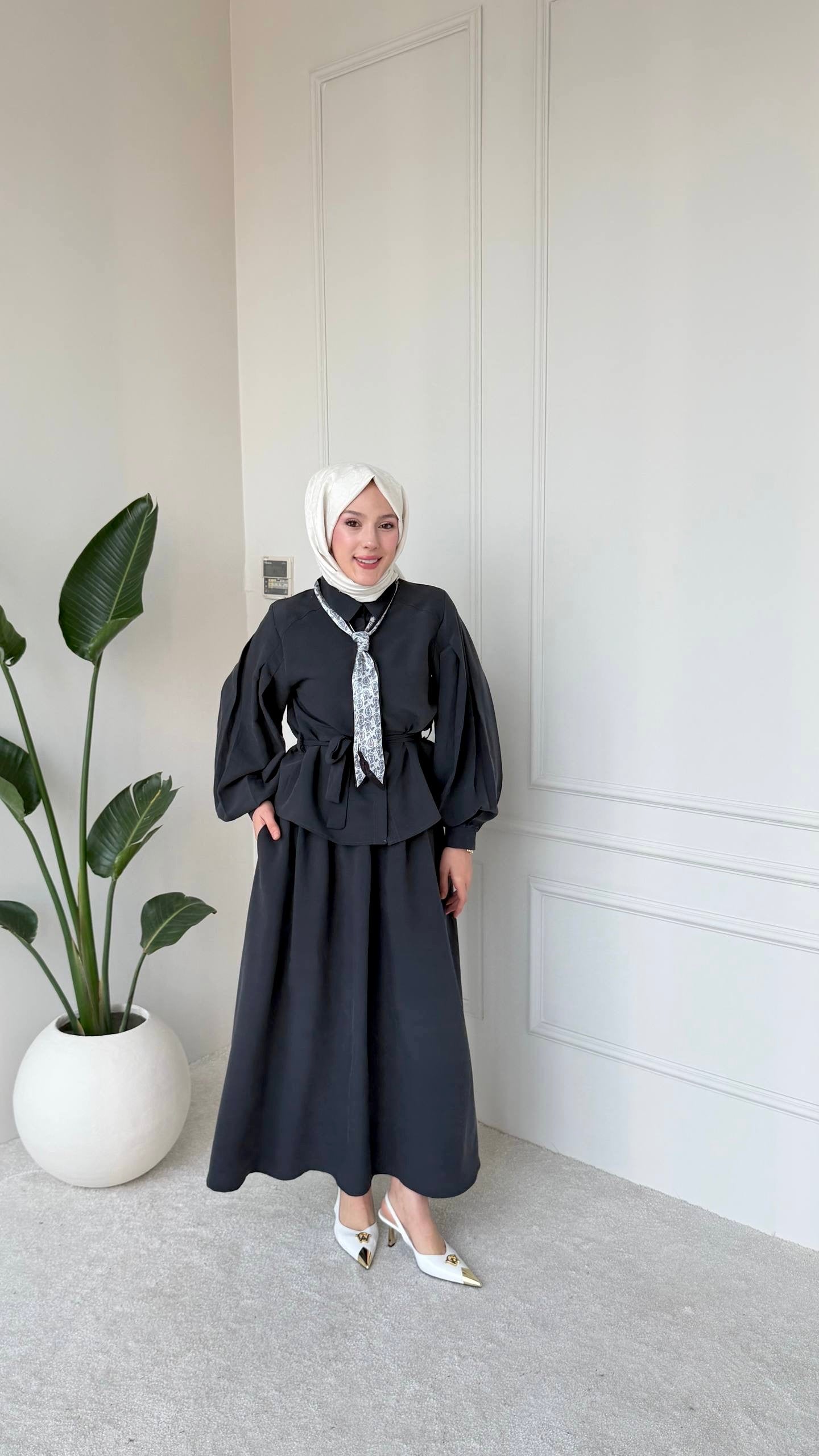 [Premium] Set jupe manches ballon - plusieurs coloris