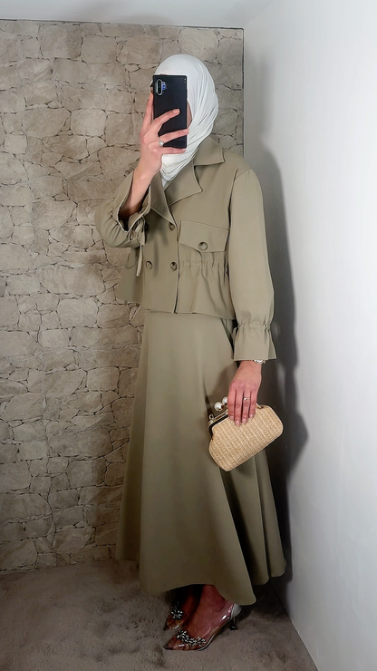 [Premium] Ensemble jupe trench - plusieurs coloris 36/46