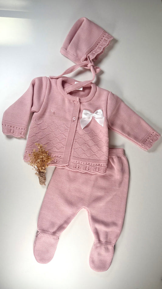 Kit naissance fille 3 pièces – Taille 0-3 mois – hypoallergénique｜OEKO-TEX®