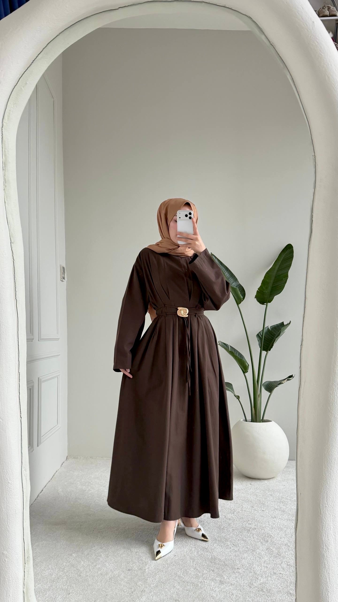 [Haut de gamme] Robe ceinturé - plusieurs coloris