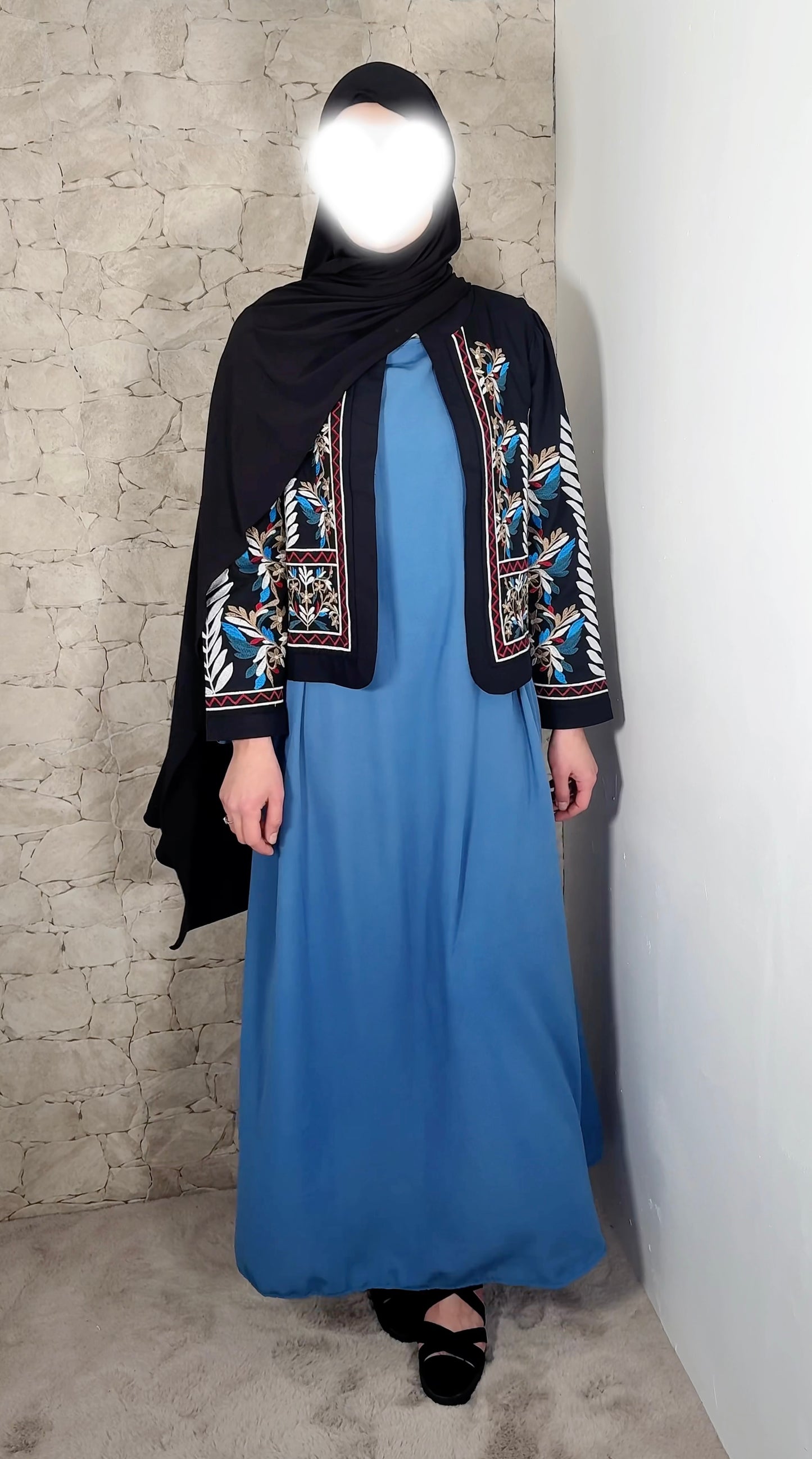 [Premium] Blazer brodé - noir - édition limitée