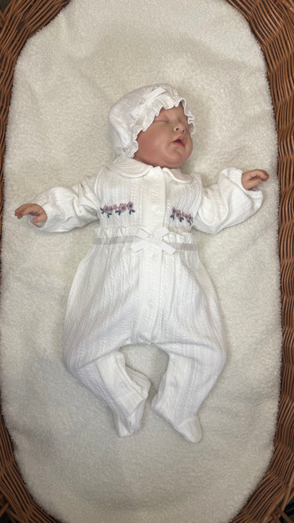 Set combinaison bébé fille (0-6 mois)