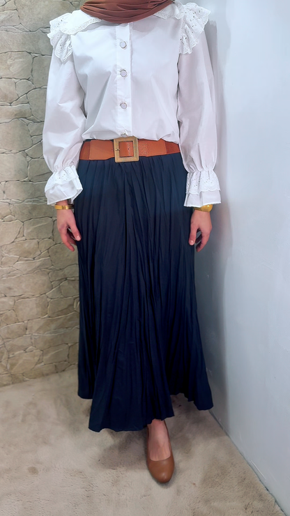 [Premium] Jupe longue  - plissée - plusieurs coloris