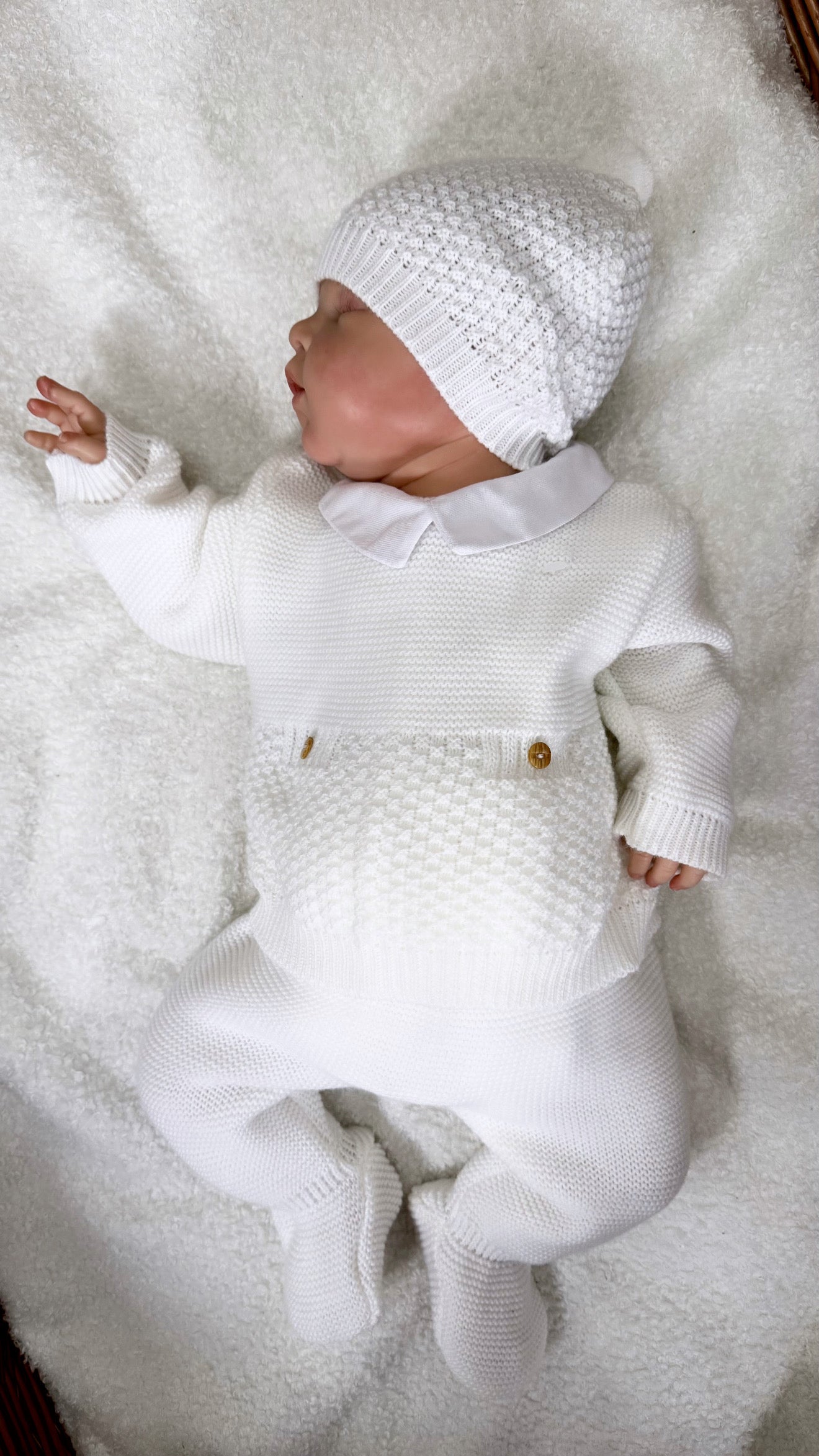 Ensemble naissance unisexe (0-3 mois)- [Blanc]