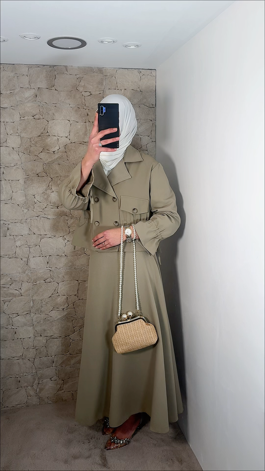 [Premium] Ensemble jupe trench - plusieurs coloris