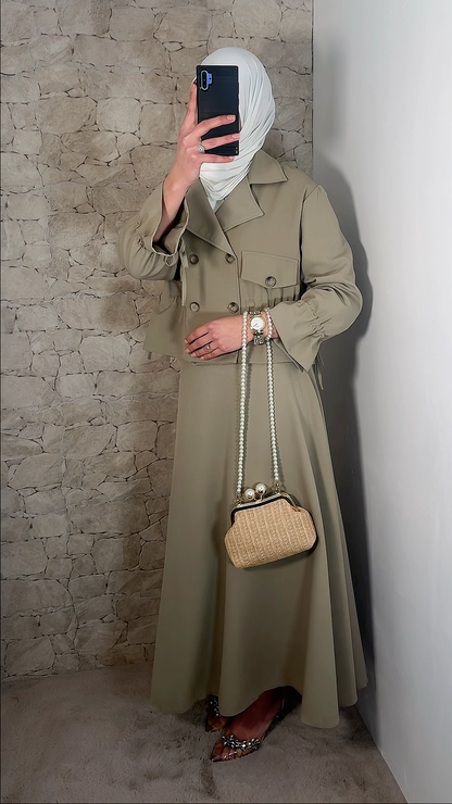 [Premium] Ensemble jupe trench - plusieurs coloris 36/46