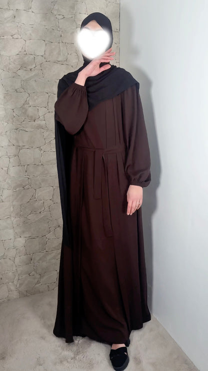 Abaya - set 2PCS - plusieurs coloris
