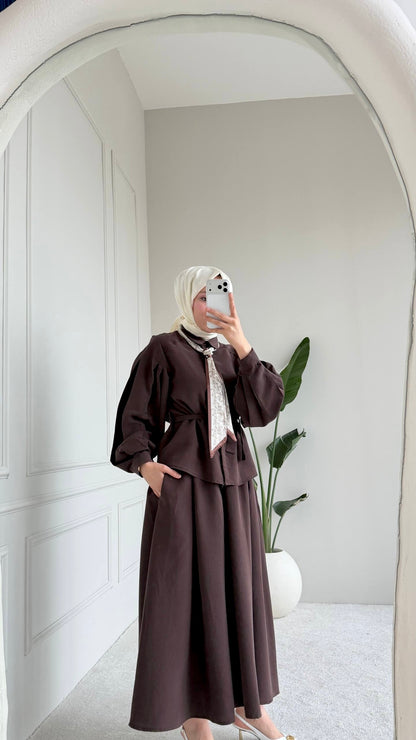 [Premium] Set jupe manches ballon - plusieurs coloris