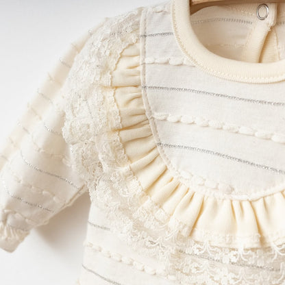 [Gamme Premium] Ensembles naissance fille (0-3 mois) de 10 PCS en [crème]