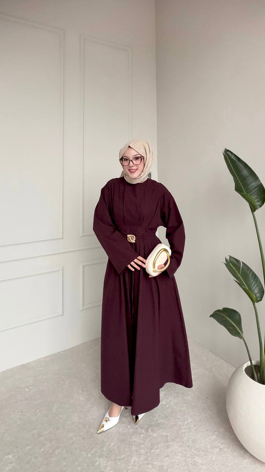 [Haut de gamme] Robe ceinturé - plusieurs coloris