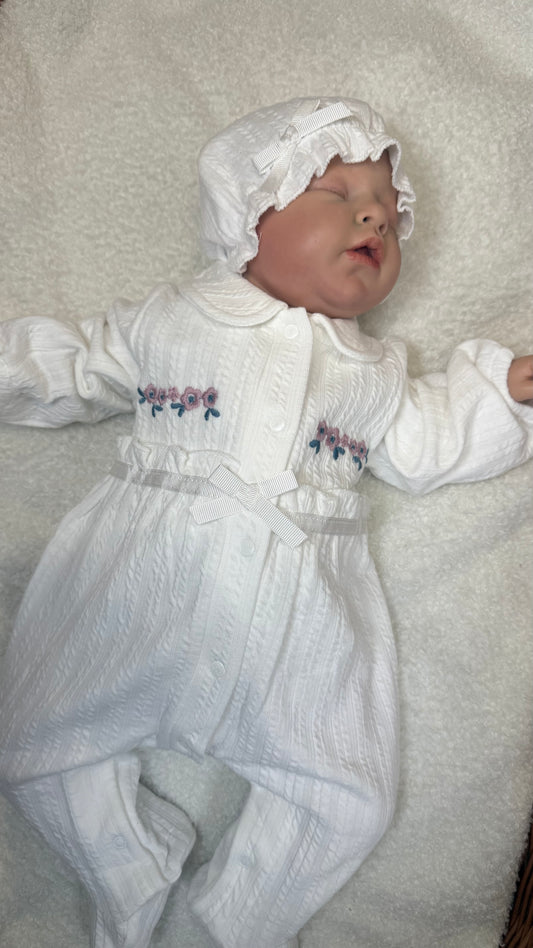 Baby-Mädchen-Overall-Set (0–6 Monate)