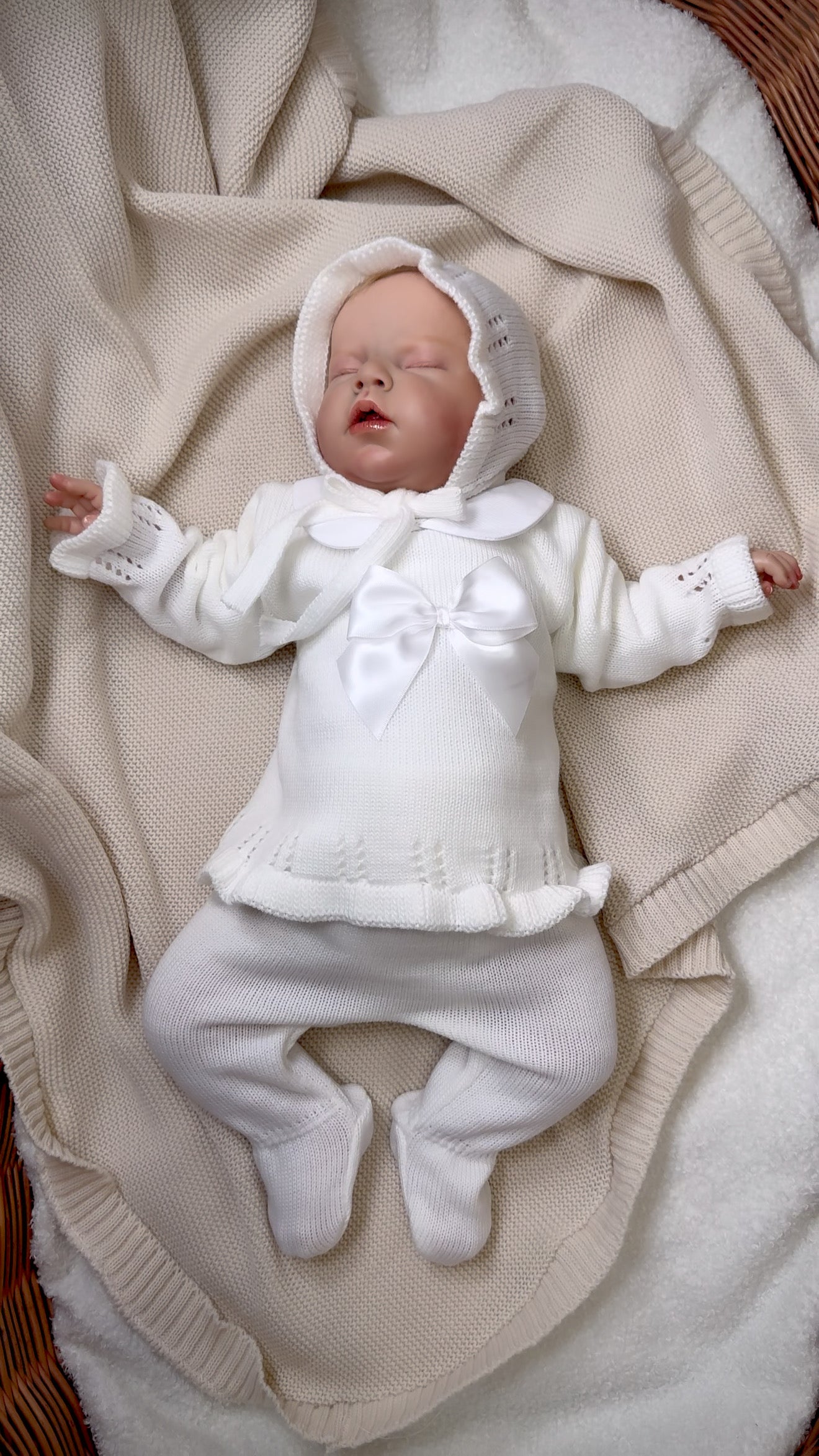 Ensemble naissance fille (0-3 mois)- [Blanc]