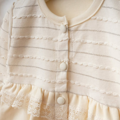 [Gamme Premium] Ensembles naissance fille (0-3 mois) de 10 PCS en [crème]