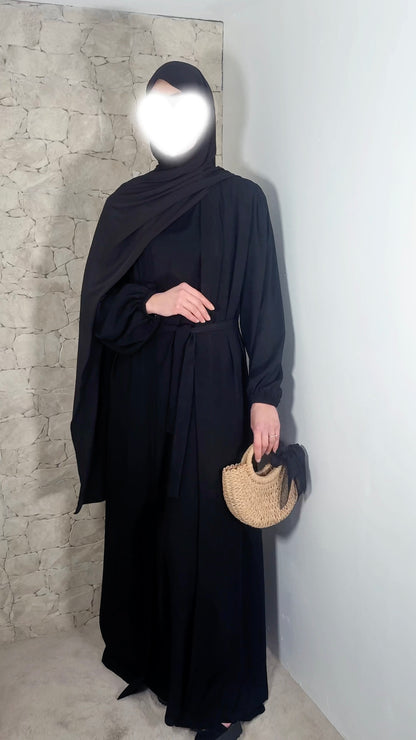 Abaya - set 2PCS - plusieurs coloris
