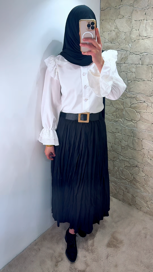 [Premium] Jupe longue  - plissée - plusieurs coloris