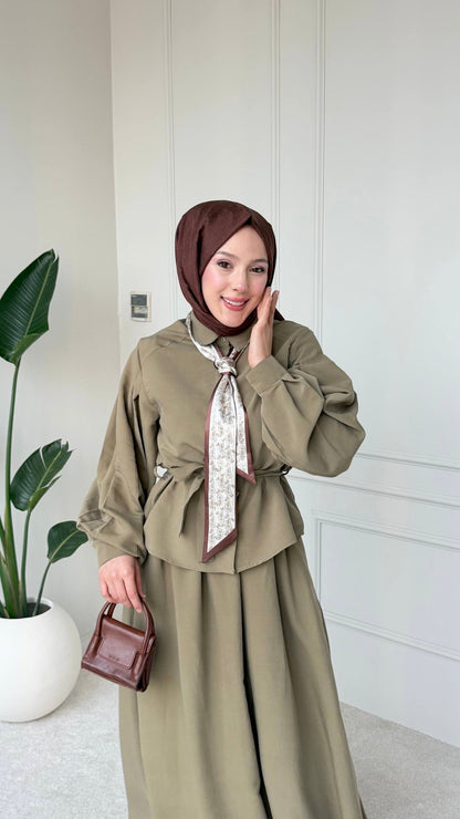 [Premium] Set jupe manches ballon - plusieurs coloris