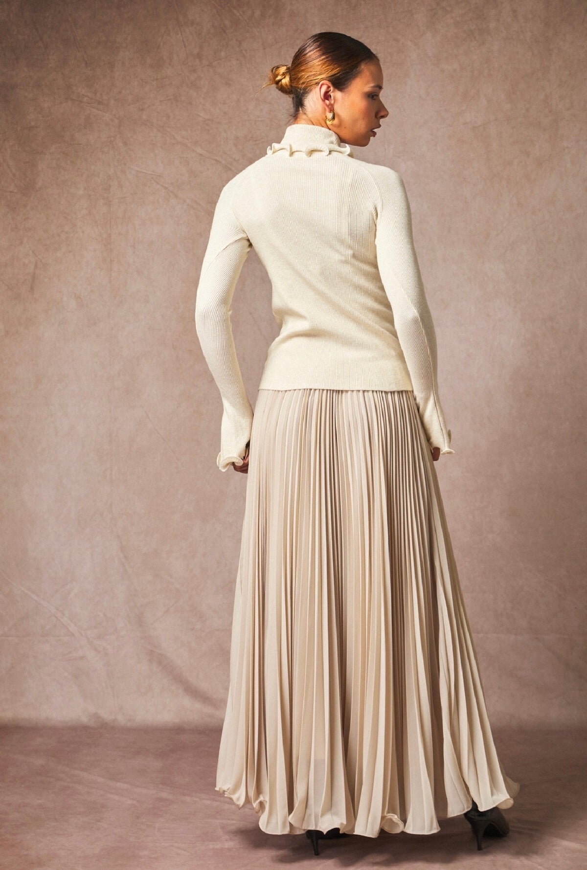 [Premium] Jupe haute plissée 36/46 - plusieurs coloris