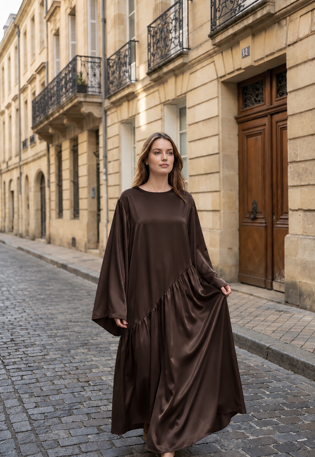 [Premium] Robe satinée épaisse - plusieurs coloris