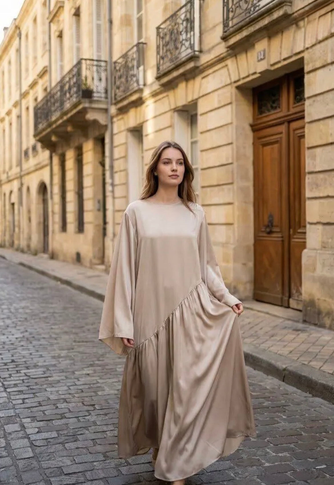 [Premium] Robe satin épais - plusieurs coloris