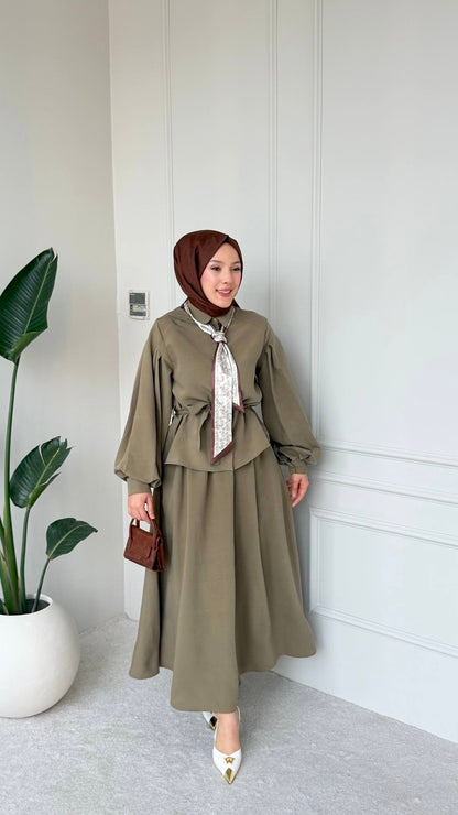 [Premium] Set jupe manches ballon - plusieurs coloris