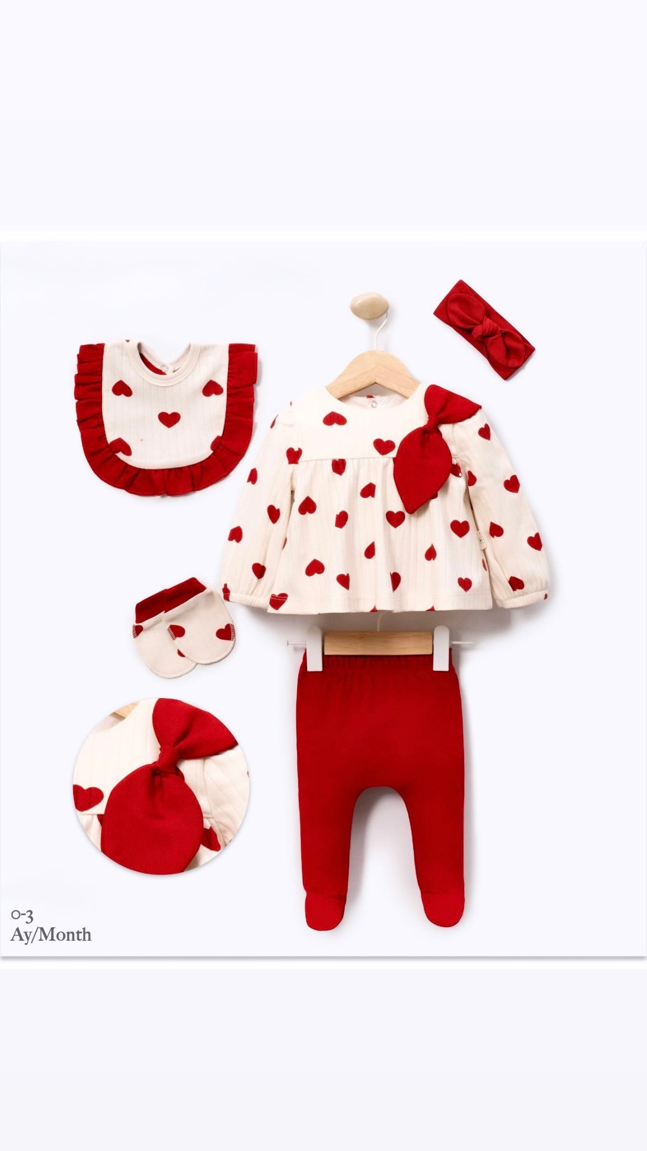 Ensemble naissance fille 0-3 mois 