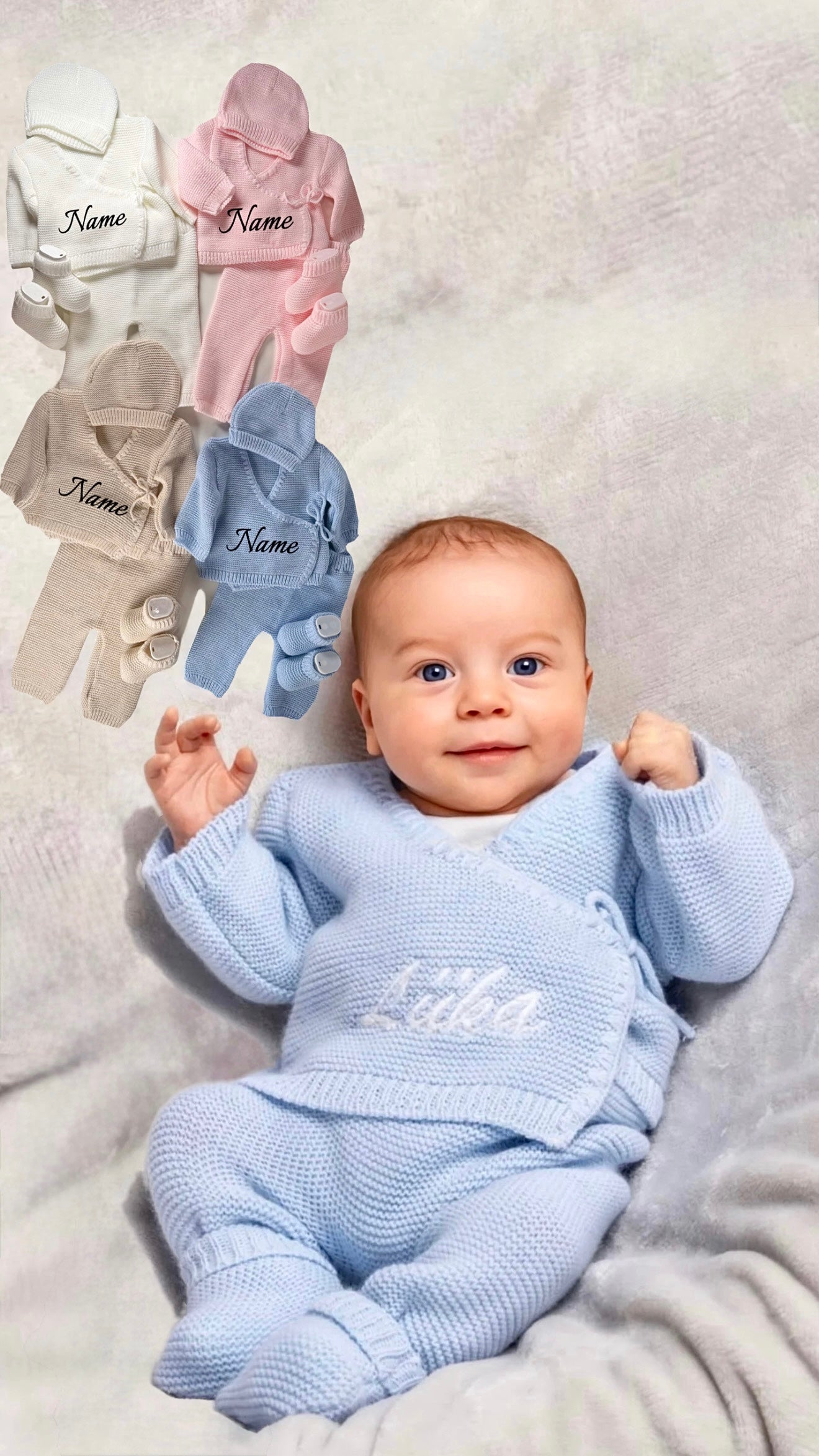 Ensemble naissance personnalisé
