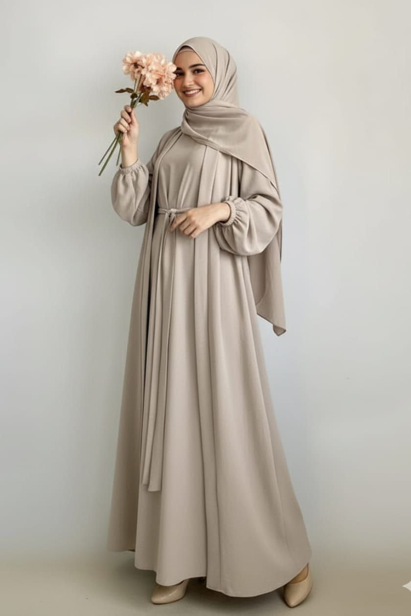 Abaya - set 2PCS - plusieurs coloris