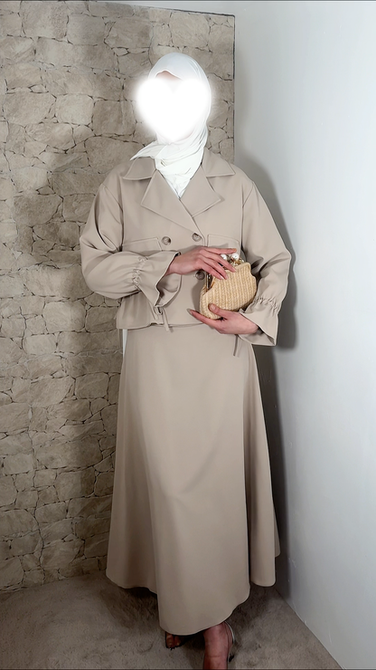 [Premium] Ensemble jupe trench - plusieurs coloris 36/46