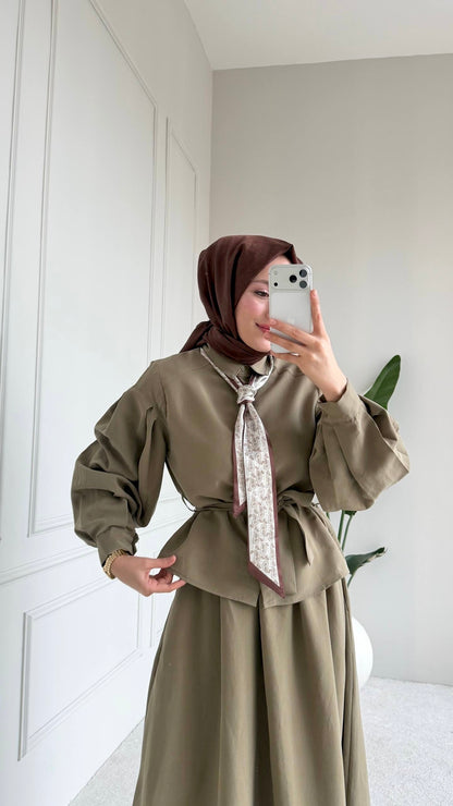 [Premium] Set jupe manches ballon - plusieurs coloris