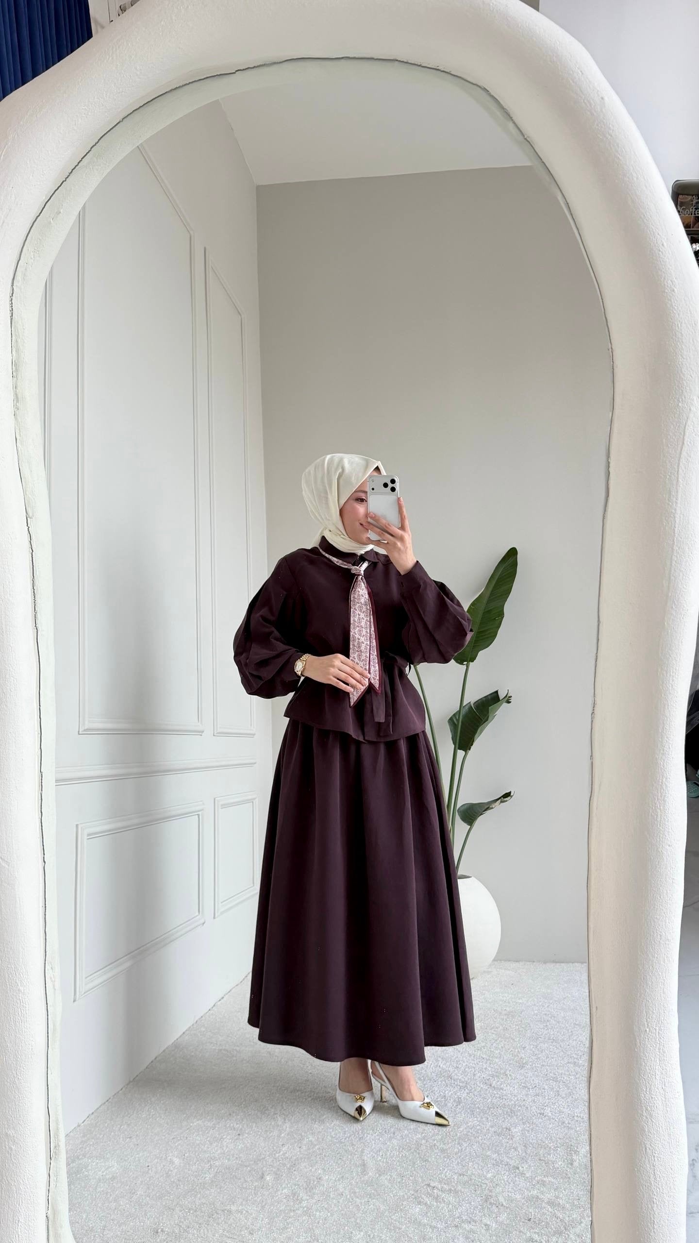 [Premium] Set jupe manches ballon - plusieurs coloris