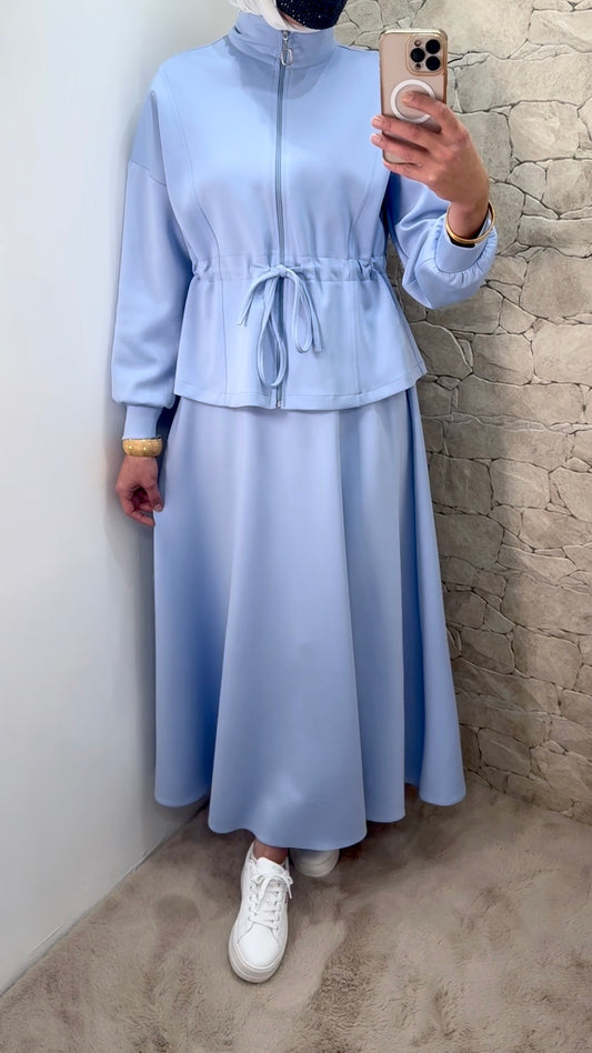 [Premium] Ensemble jupe sportif - bleu