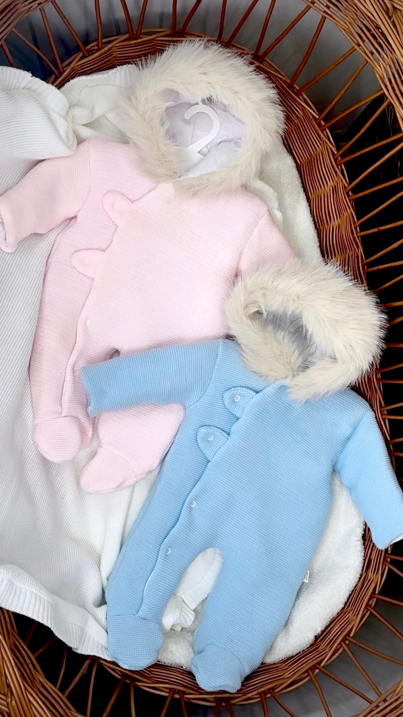 Combinaison Bébé en maille – 0/3 mois ou 3/6 mois