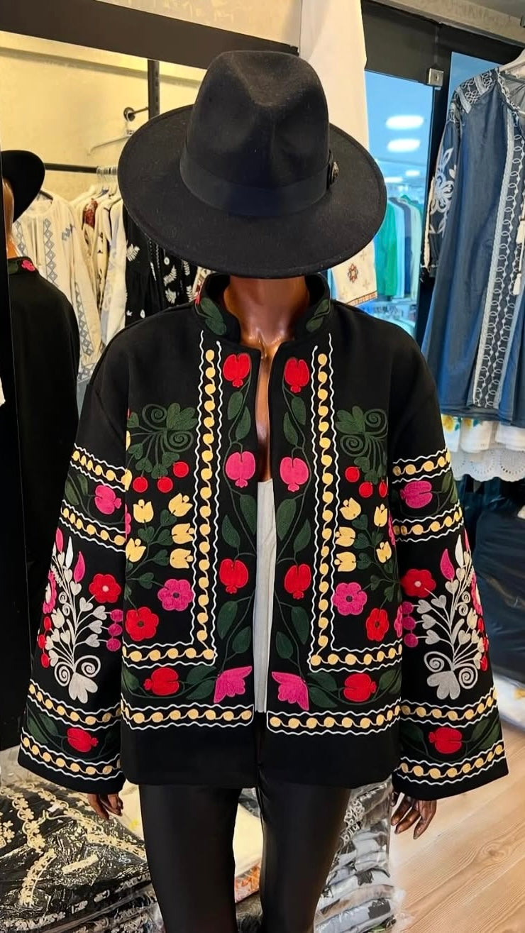 [Premium] Veste brodée - noir - édition limitée