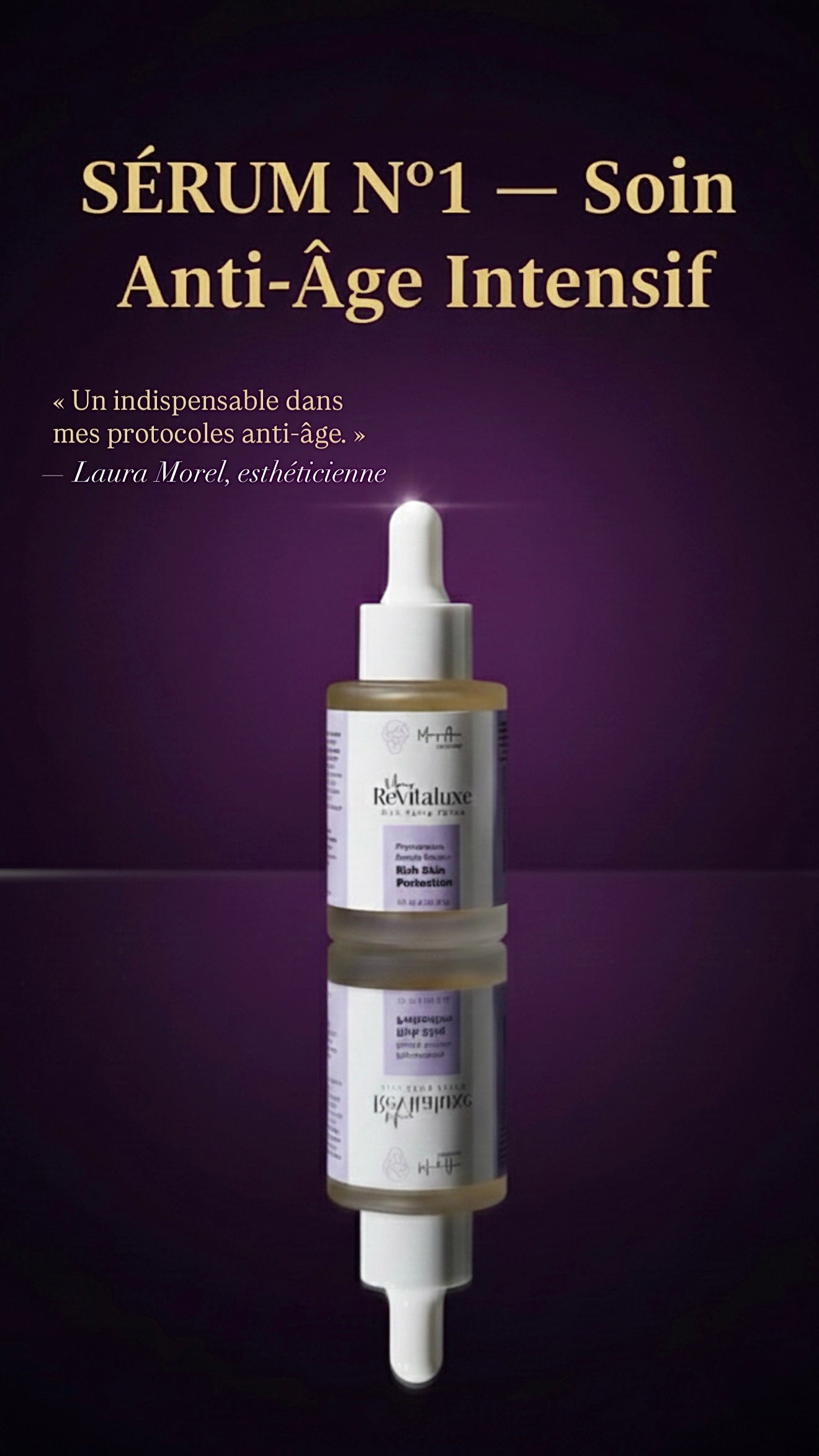 SÉRUM N°1 — Soin Anti-Âge Intensif