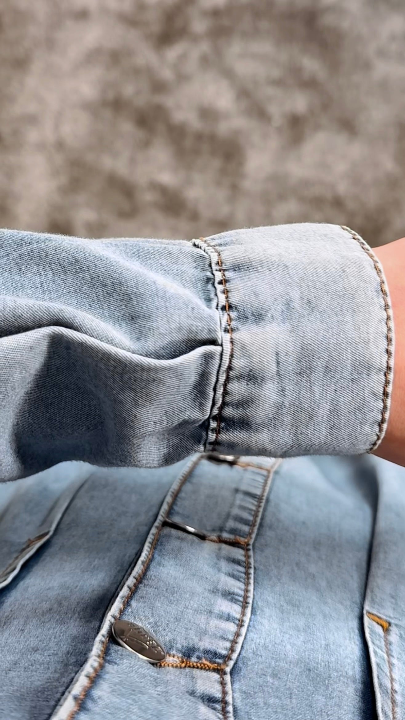 [Premium] Robe jean boutonnée