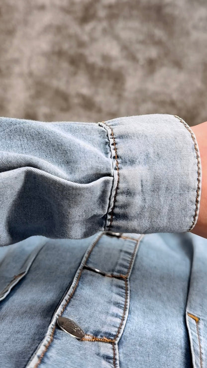 [Premium] Robe jean boutonnée
