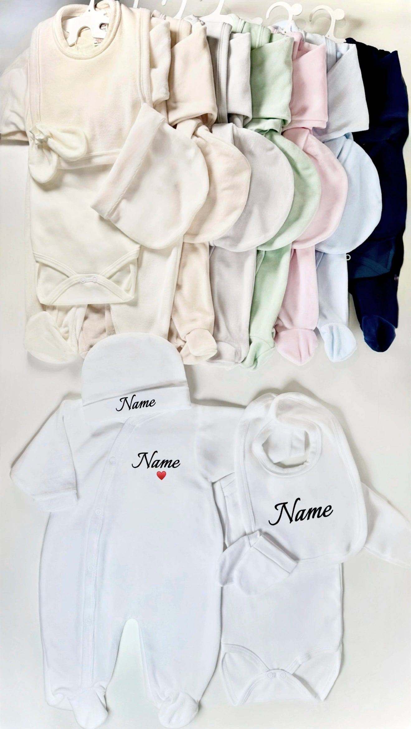 Tenue de naissance personnalisée bébé 