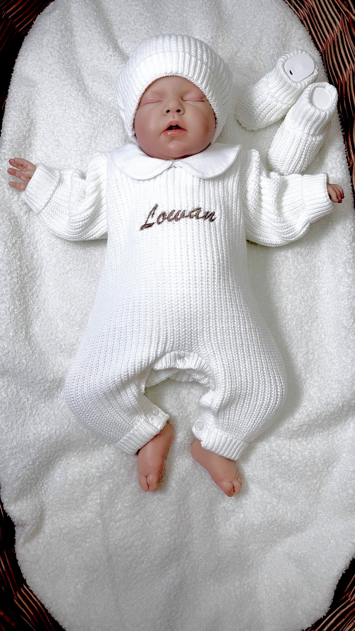 Tenue de naissance personnalisée 