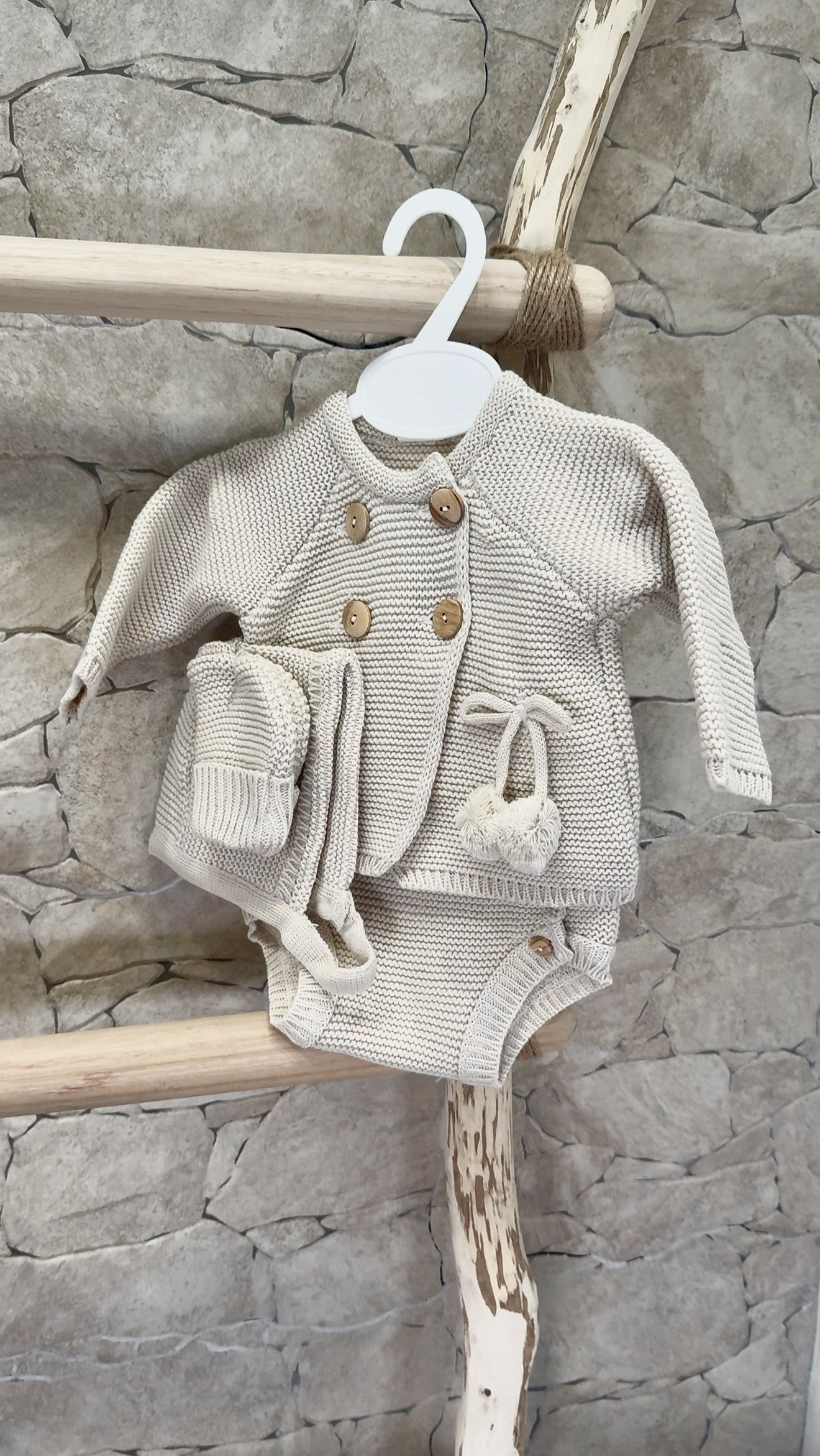 Coffret naissance prêt à offrir – ensemble bébé mixte 4 pièces en coton certifié OEKO-TEX®