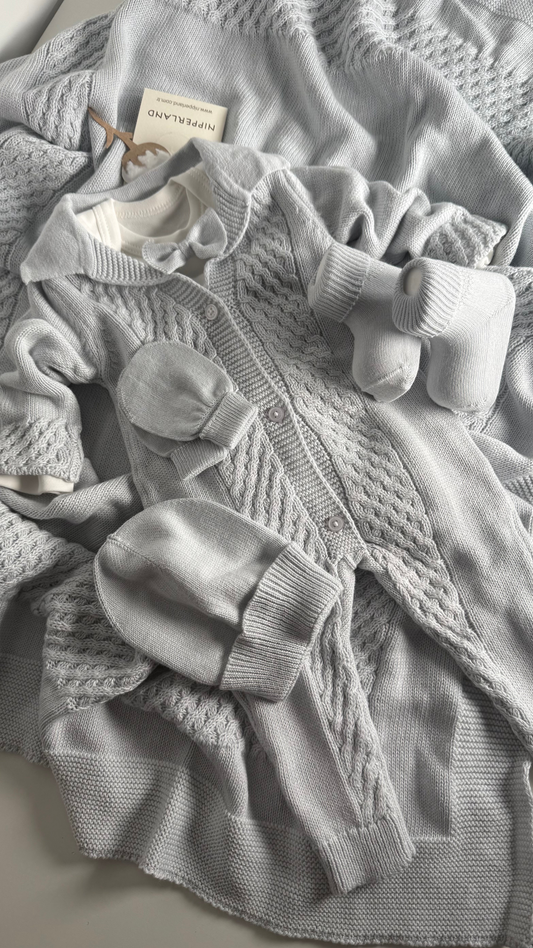 ensemble naissance bébé tricot