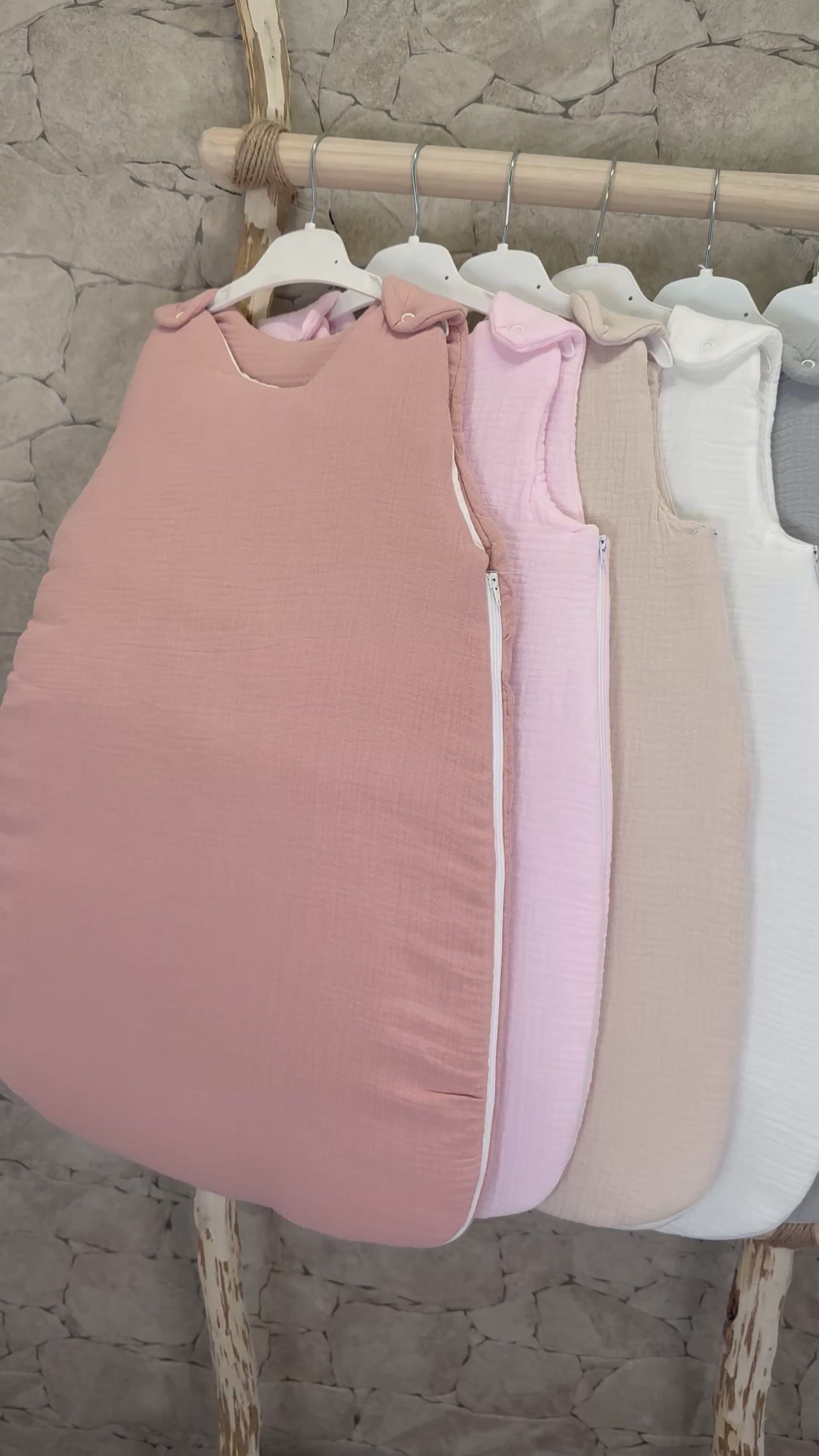 Gigoteuse gaz de coton personnalisée - 7 couleurs 